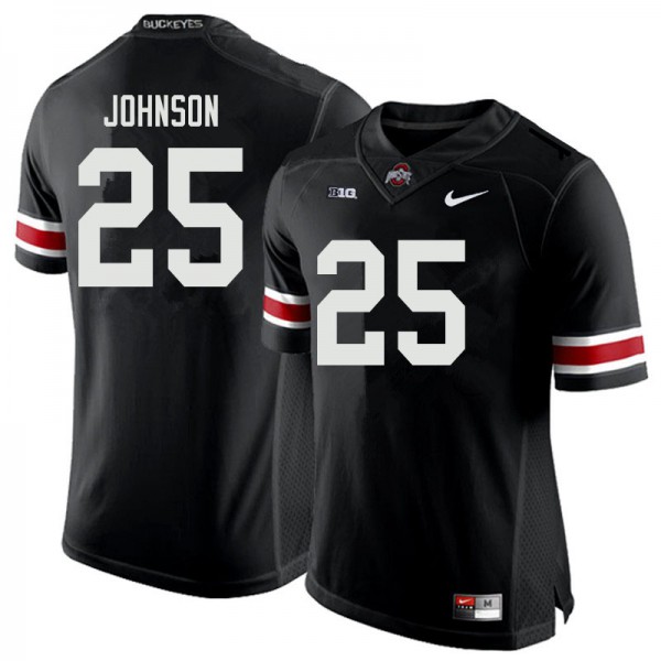 Ohio State Buckeyes #25 Xavier Johnson Men Official Jersey Black